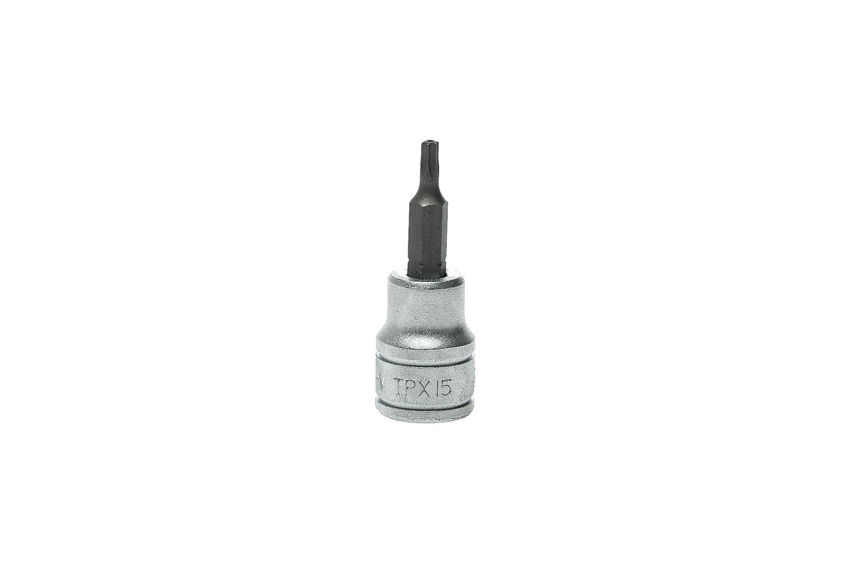 Teng Tools 3/8 in Drive Bit Socket, Tamperproof Torx Bit, T15