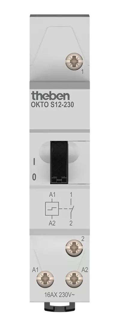 Theben DIN Rail Latching Latching Relay, 230V ac Coil, 16A Switching Current, SPST