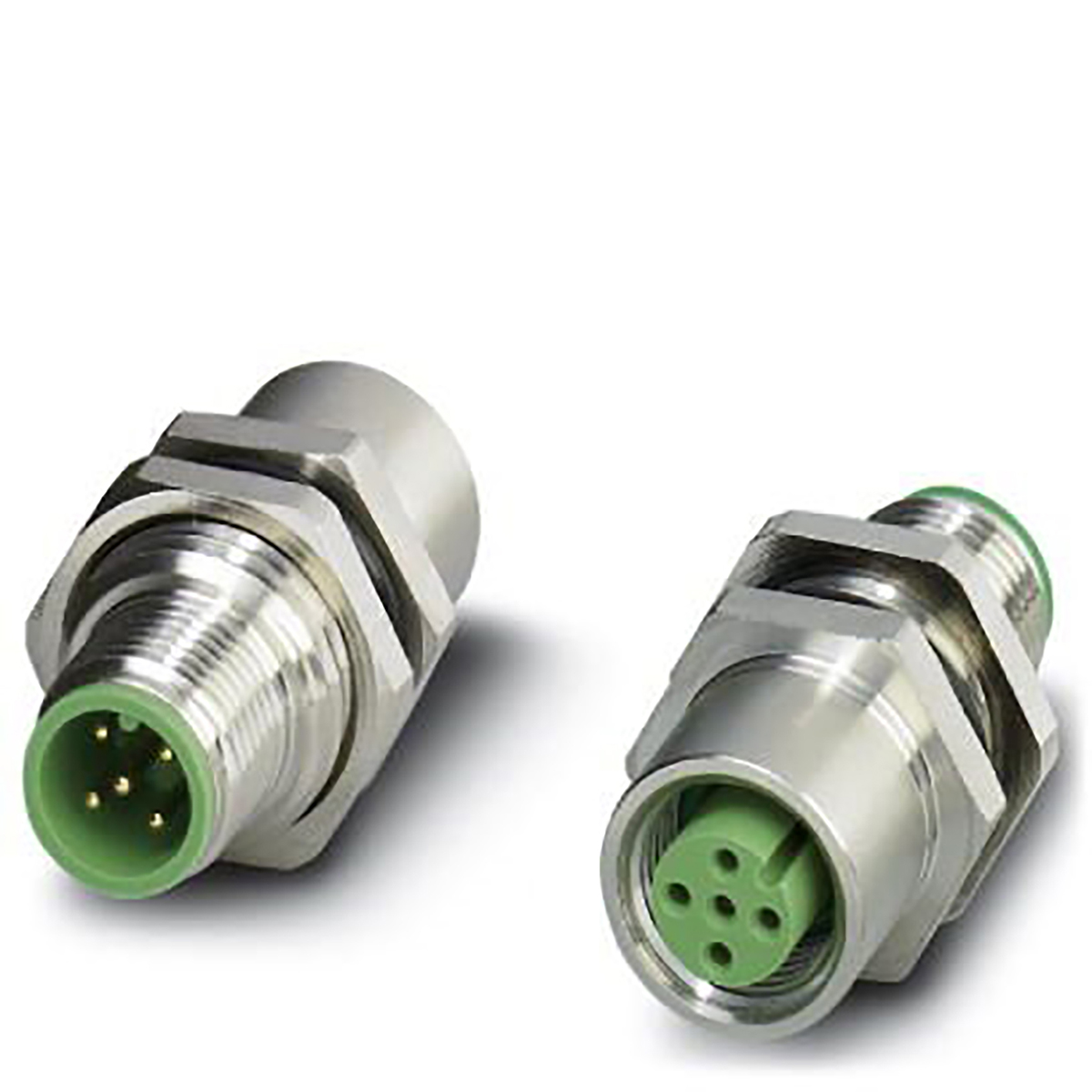 Phoenix Contact Circular Connector, 5 Contacts, Screw Mount, M12 Connector, Plug and Socket, Male to Female, IP65,