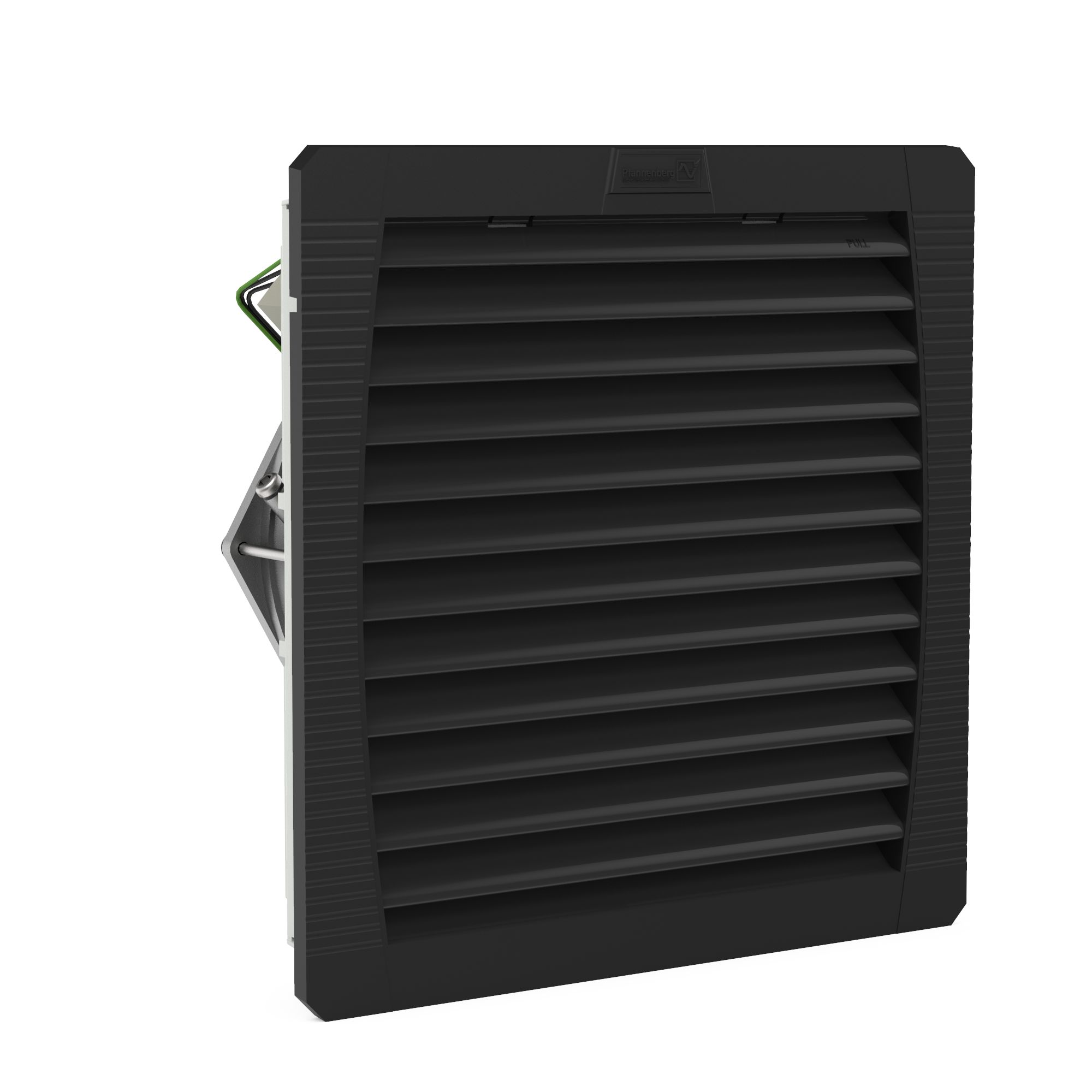 Pfannenberg PF 43.000 Series Filter Media, 24 V, dc Operation, 201m³/h Filtered, 223m³/h Unimpeded, IP54, 252 x 252mm