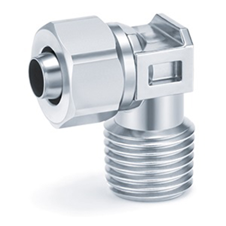 SMC KFG Series Straight Fitting, Push In 6 mm, Threaded-to-Tube Connection Style