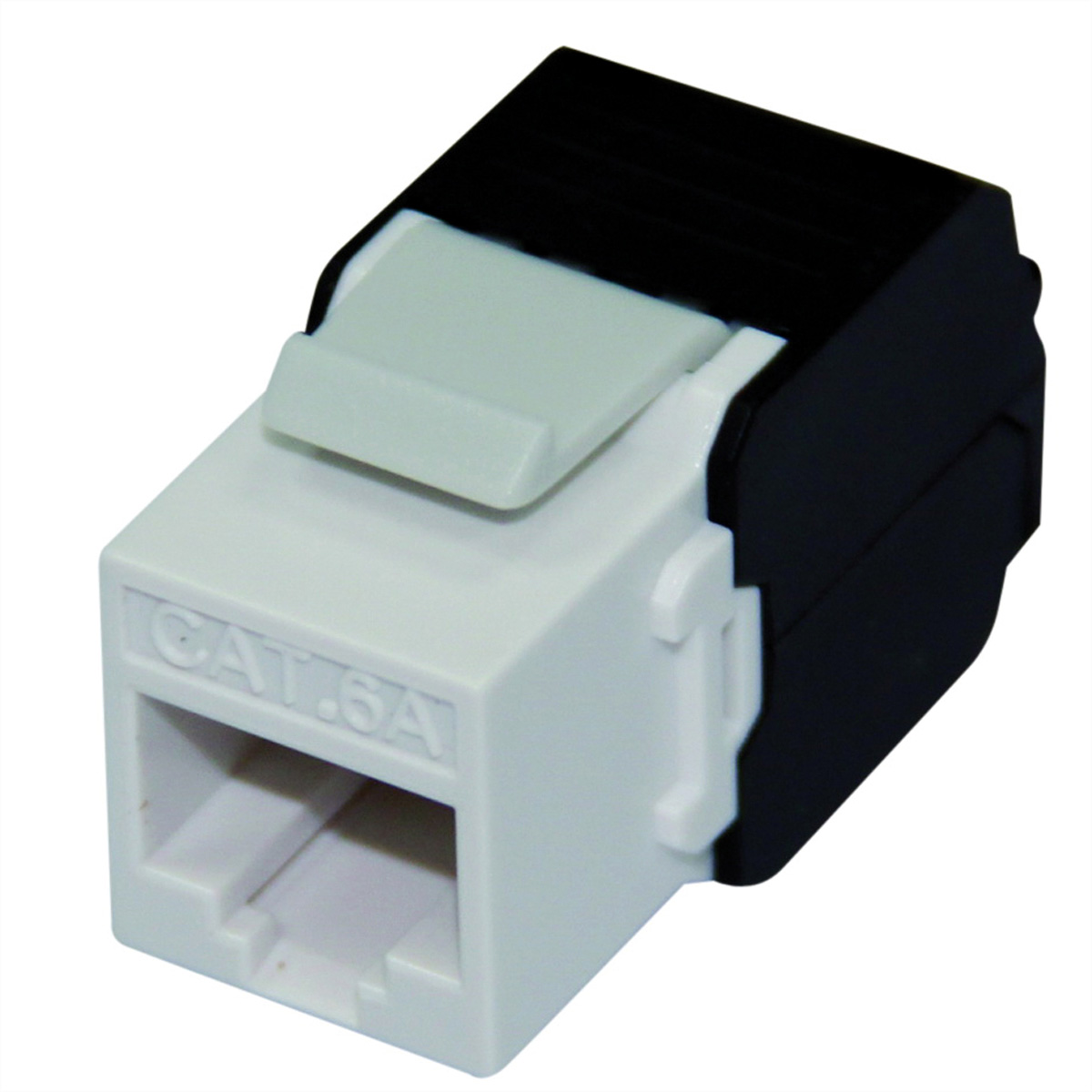 Roline RJ45 Keystone Jack Series Female RJ45 Connector, Keystone Mount, Cat6a 1 Port 1 -Way