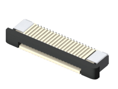 Samtec, ZF5S 0.5mm Pitch 40 Way Horizontal Female FPC Connector, Bottom Contact