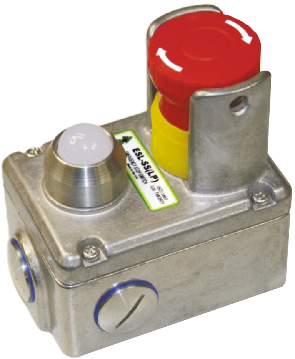IDEM ESL Series Twist Release Illuminated Emergency Stop Push Button, Surface Mount, 2NC + 2NO, IP67, IP69K