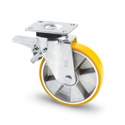 RS PRO Swivel Castor Wheel, 800kg Capacity, 200mm Wheel