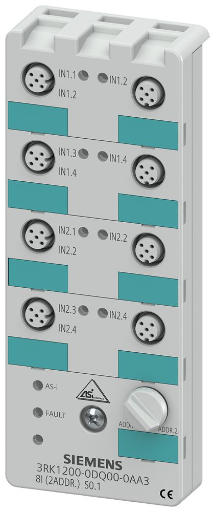 Siemens AS-I K60 Series Digital I/O Module for Use with Field Work