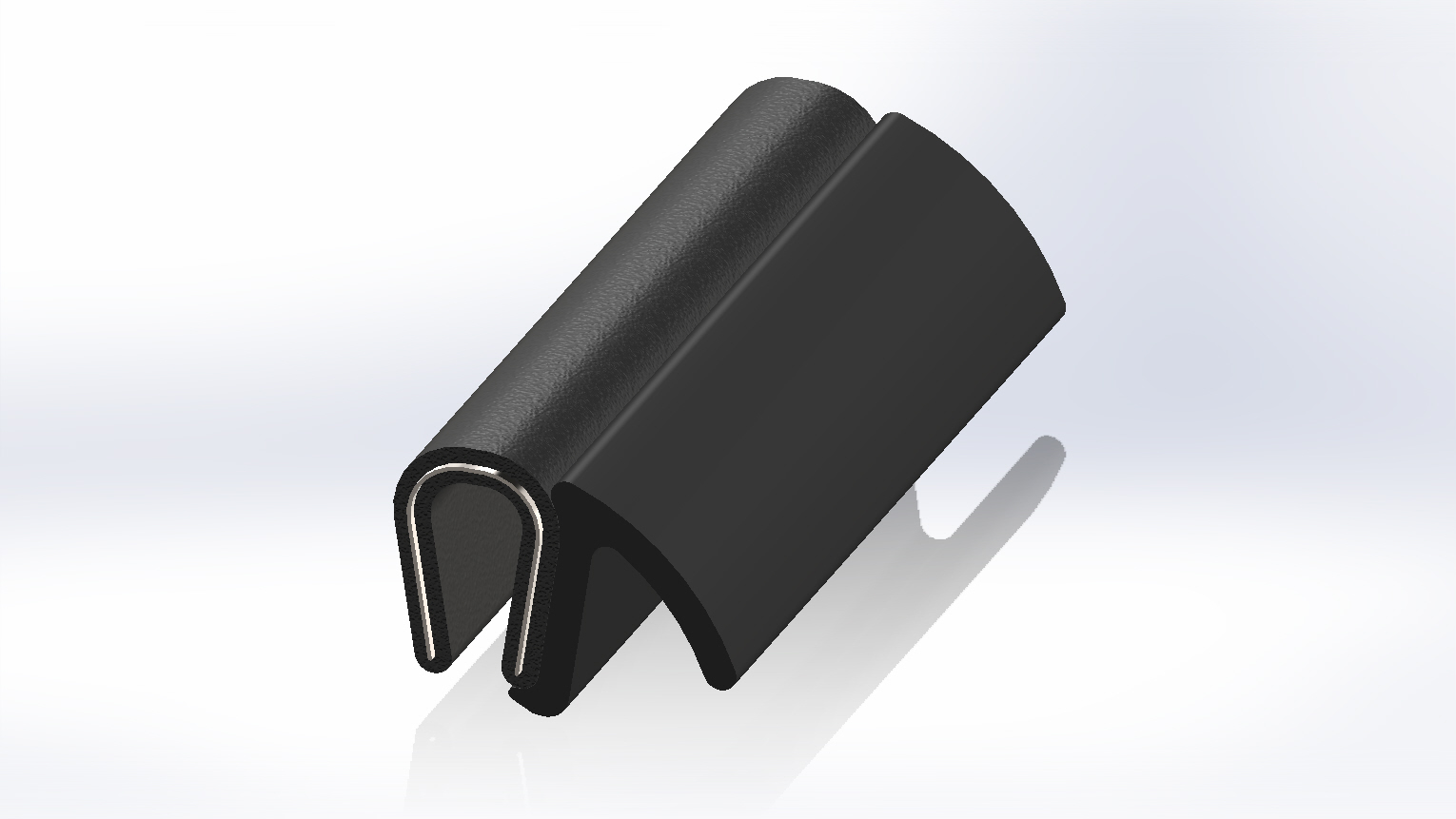 RS PRO Black PVC, Steel  Edging Strip, 20m