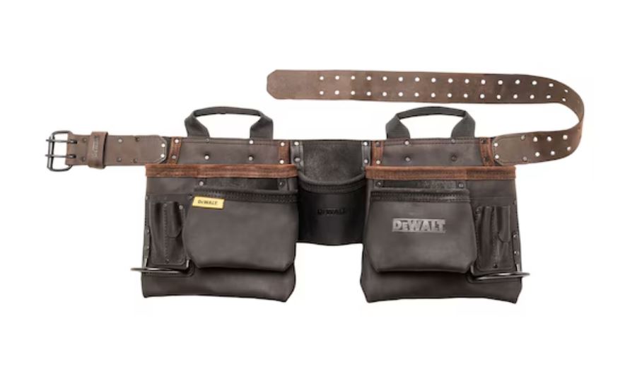 DeWALT Leather, 11 Pocket Multipurpose Utility Belt