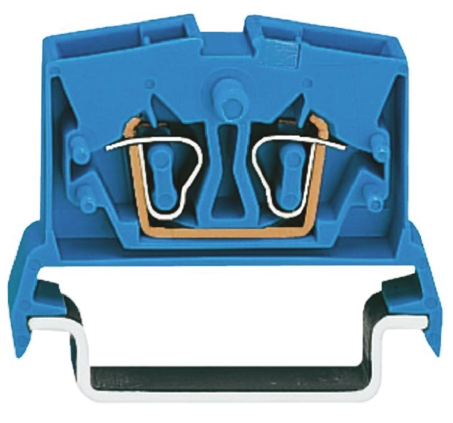 WAGO 264-714 264 Series Blue, 2.5mm², Single-Level, Cage Clamp Termination, ATEX, IECEx