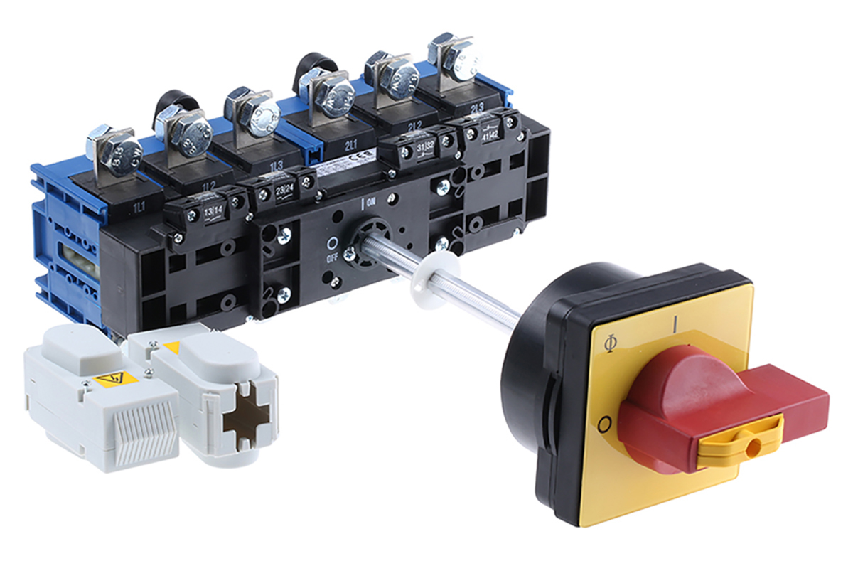 Kraus & Naimer 6P Pole Isolator Switch - 125A Maximum Current, 45kW Power Rating, IP65