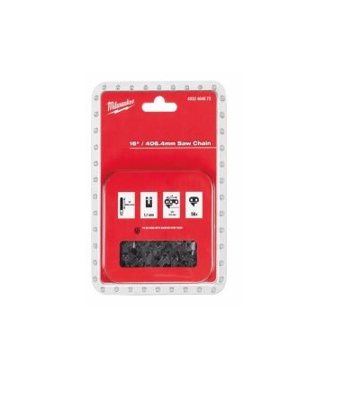 Milwaukee 4932464873 406mm Chainsaw Chain, 9.5mm Pitch for use with M18 FCHS
