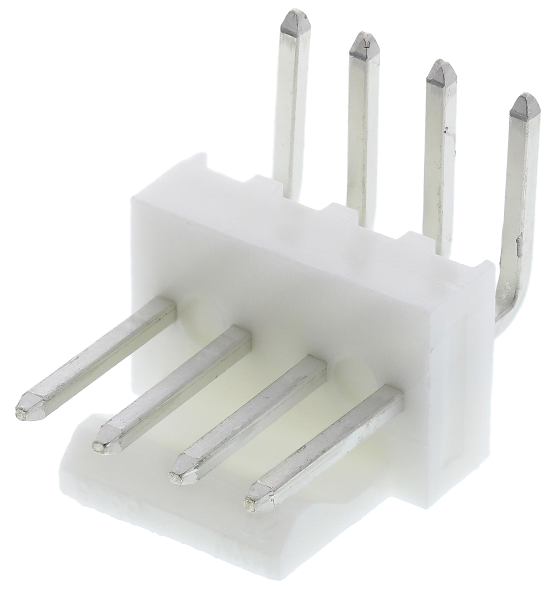 Molex KK 254 Series Right Angle Through Hole Pin Header, 4 Contact(s), 2.54 mm Pitch, 1 Row, Unshrouded