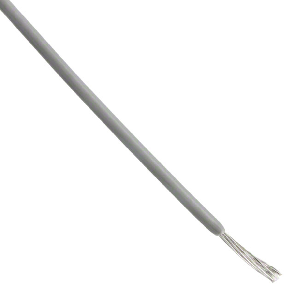 Alpha Wire Hook-up Wire PVC Series Grey 0.2 mm² Hook Up Wire, 24 AWG, 7/0.20 mm, 30m, PVC Insulation, 7054 SL005