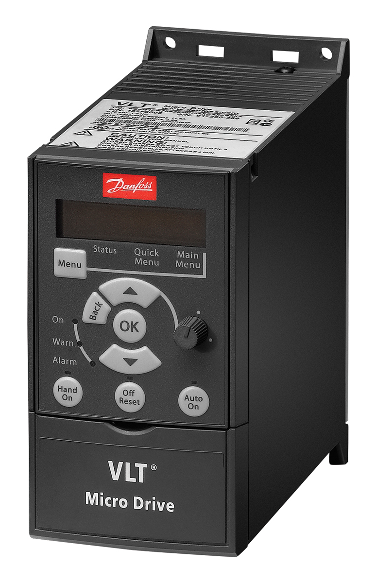 Danfoss Inverter Drive, 0.25 kW, 3 Phase, VLT FC51 Series 240 V 1.5 A