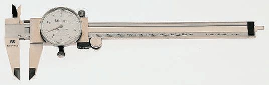 Mitutoyo 200mm, 8in Dial Caliper 0.02 mm Resolution, Imperial, Metric With UKAS Calibration