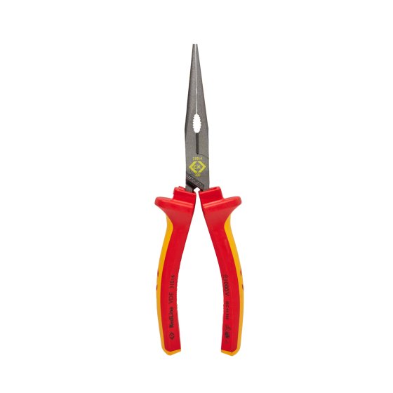 CK 431013 Flat Nose Plier, 175 mm Overall, Straight Tip, VDE/1000V, 175mm Jaw
