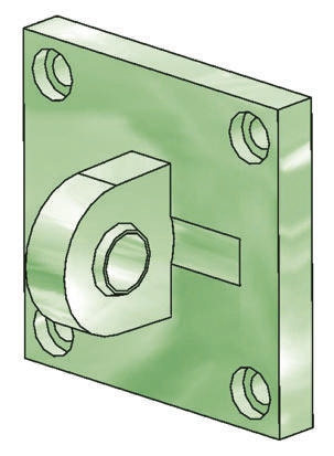 SMC Single Rear Clevis CS5032, To Fit 32mm Bore Size