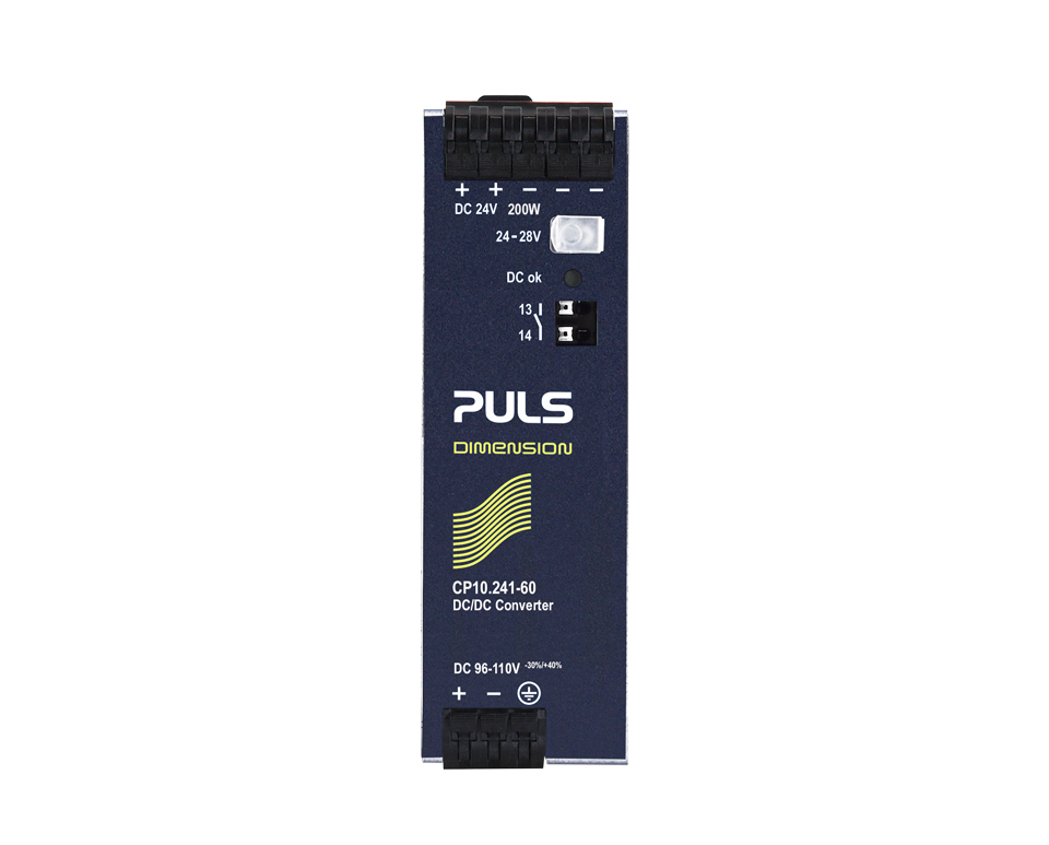 PULS CP10 DC-DC Converter, 24V dc/ 7.1A Output, 67.2 → 154 V dc Input, Wall Mount, +70°C Max Temp -40°C Min Temp
