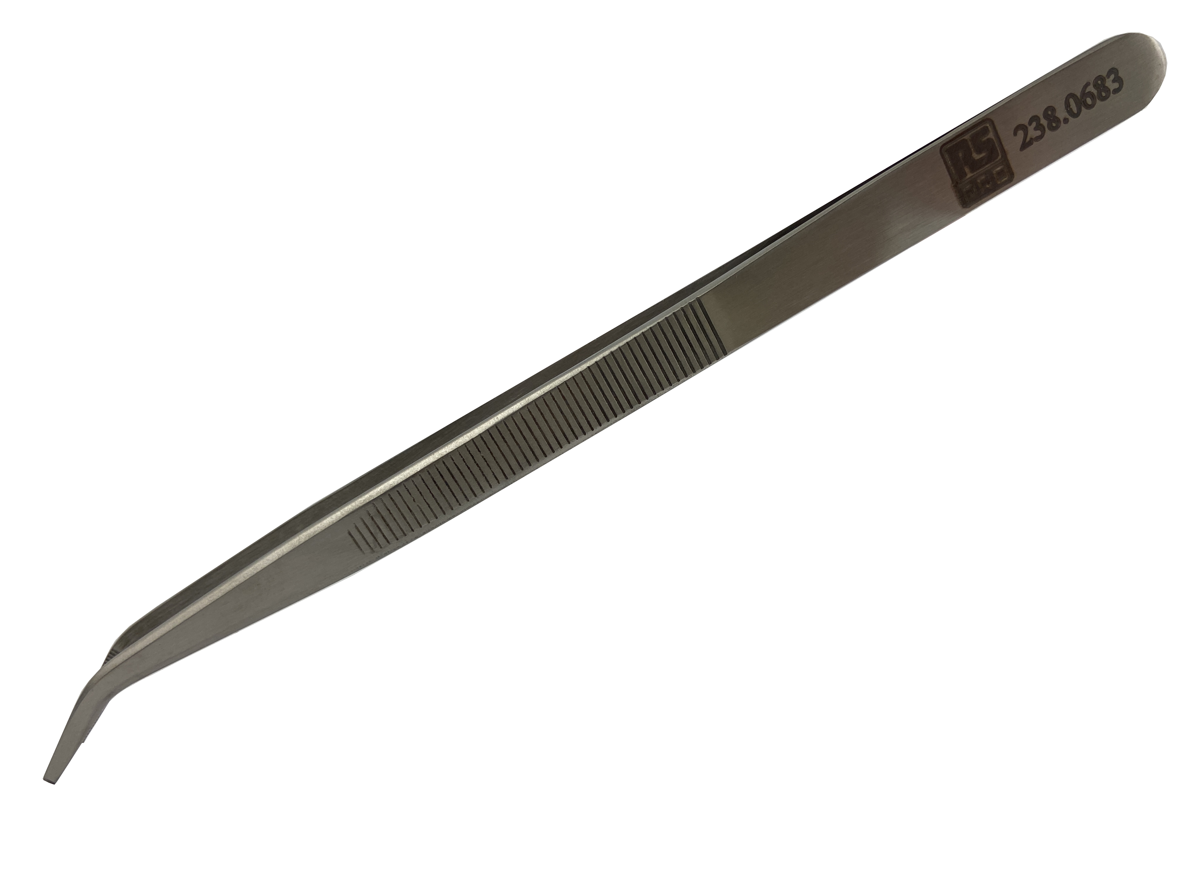 RS PRO 160 mm, Low Carbon Austenitic Steel, Curved, Tweezer