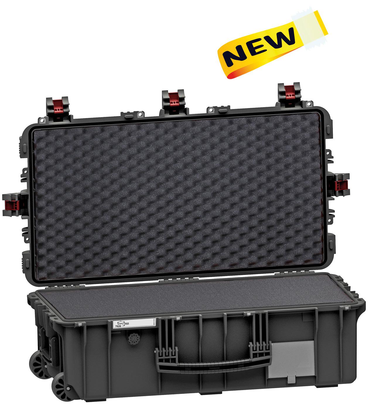 GT Line Mod. 7626.B Waterproof Watertight Case With Wheels, 832 x 466 x 279mm