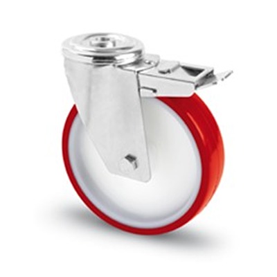 RS PRO Swivel Castor Wheel, 120kg Capacity, 100mm Wheel