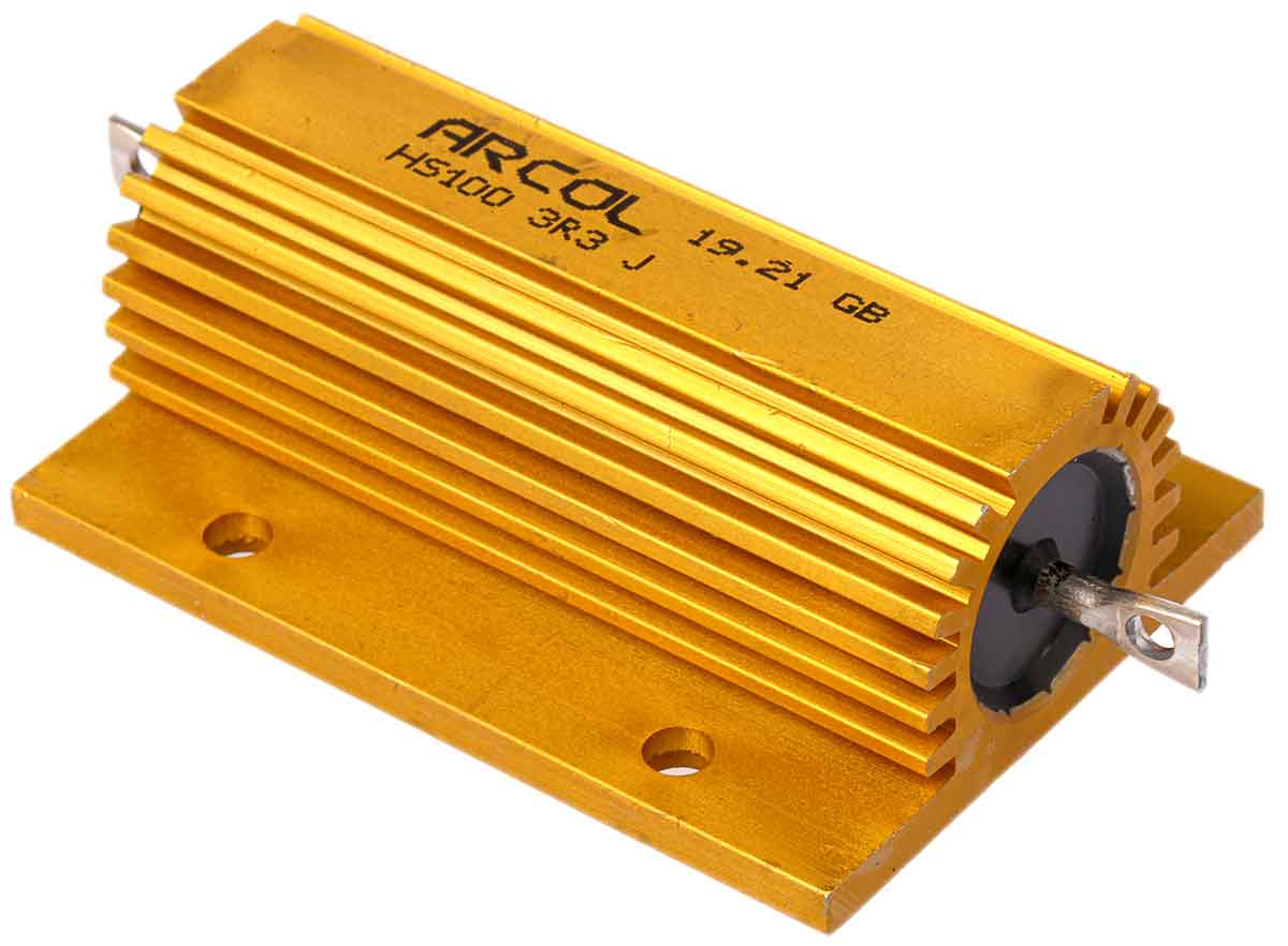 Arcol, 3.3Ω 100W Wire Wound Chassis Mount Resistor HS100 3R3 J ±5%