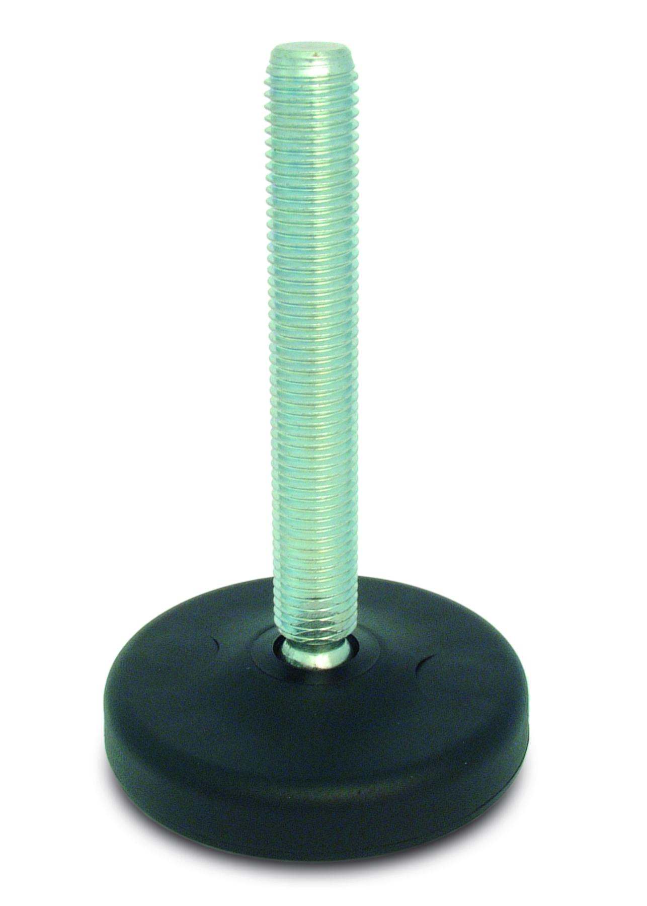RS PRO M24 103mm Dia. Polyamide Adjustable Foot, 2500kg Static Load Capacity 30° Tilt Angle
