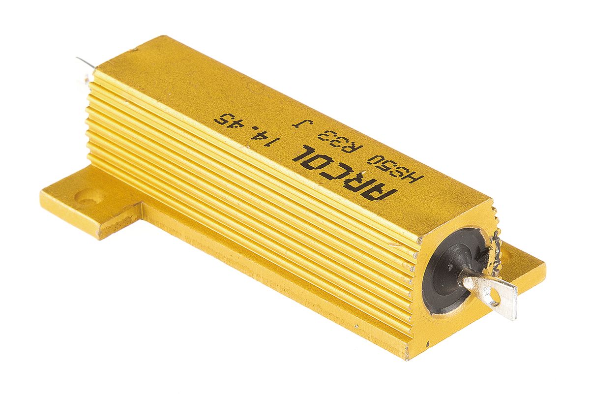 Arcol, 330mΩ 50W Wire Wound Chassis Mount Resistor HS50 R33 J ±5%
