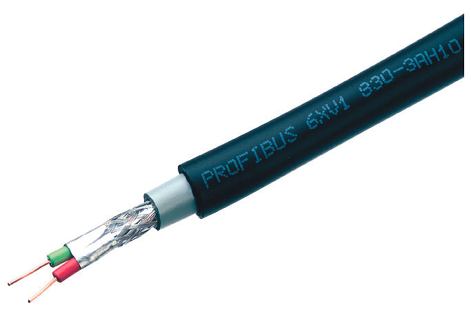 Siemens 6XV1830 Series Data Cable, 2 Cores, 91.6 mm², Screened, 20m, Aluminium Foil, Tinned Copper Braid Shield,