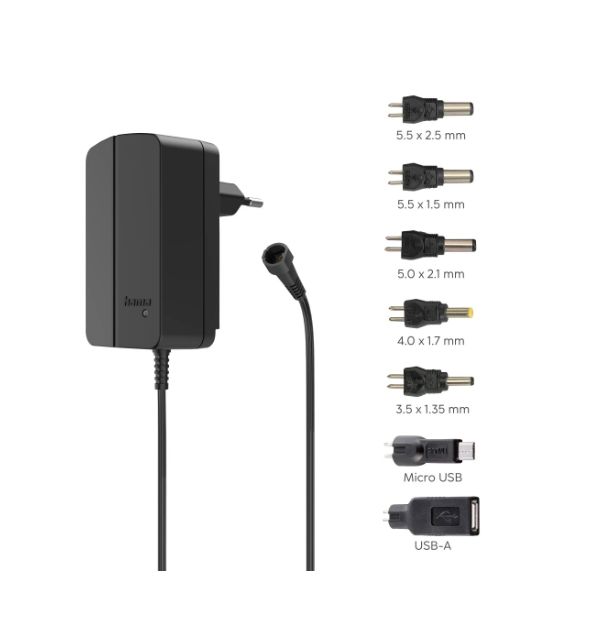 Hama 27W Plug-In Plug In Power Supply 3 → 12V Output, 2.25A Output