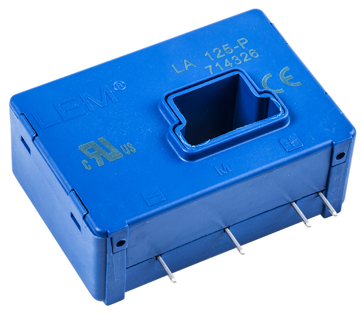 LEM LA Series Current Transformer, 200A Input, 200:1, 125 mArms Output, 13 x 11mm Bore, 12 → 15 V