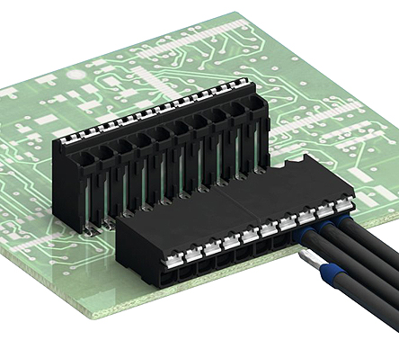 Phoenix Contact SPT-SMD 1.5/ 2-V-3.5 R24 Series PCB Terminal Block, 2-Contact, 3.5mm Pitch, Surface Mount, 1-Row,