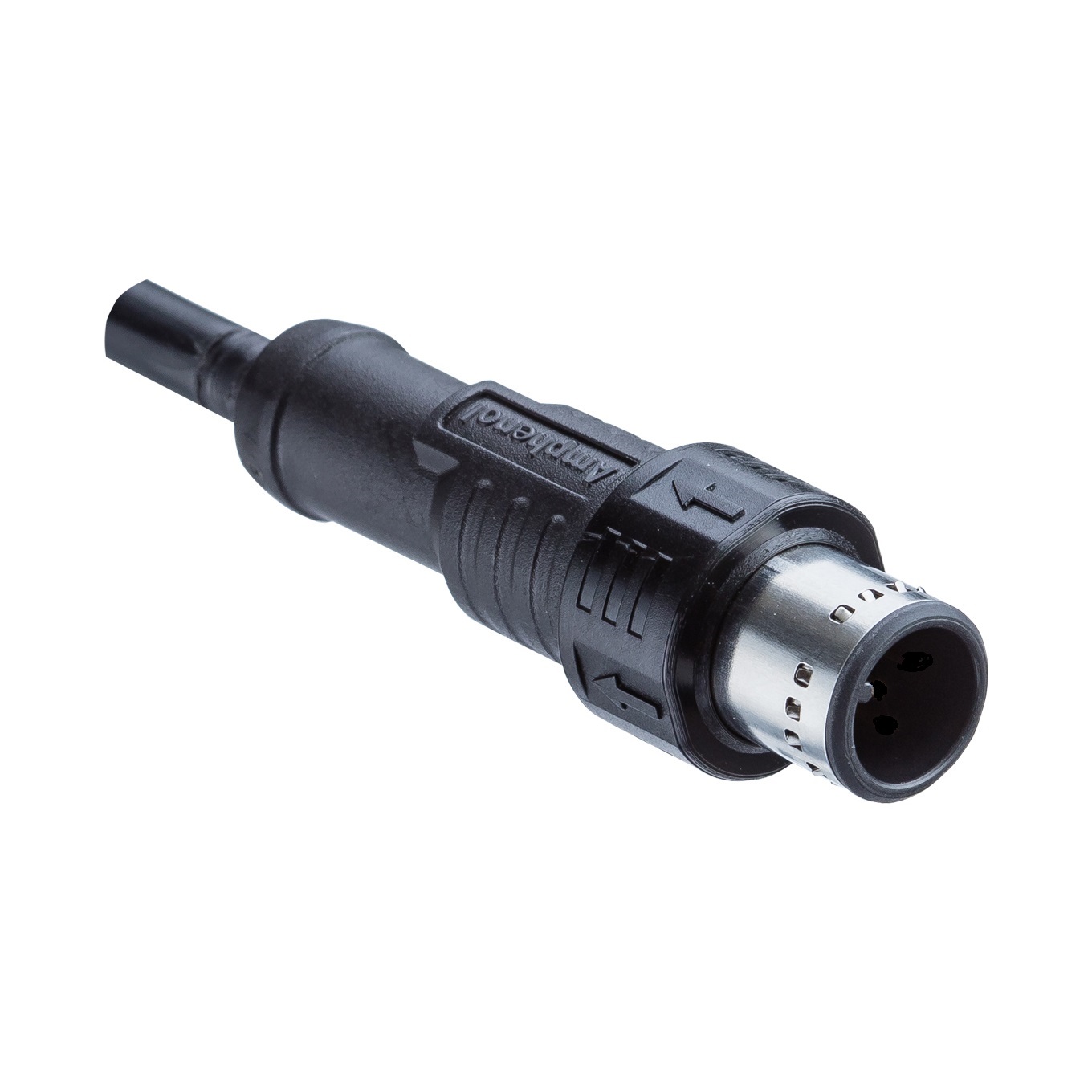 Amphenol Industrial Male 12 way M12 to Free End Sensor Actuator Cable, 1 m