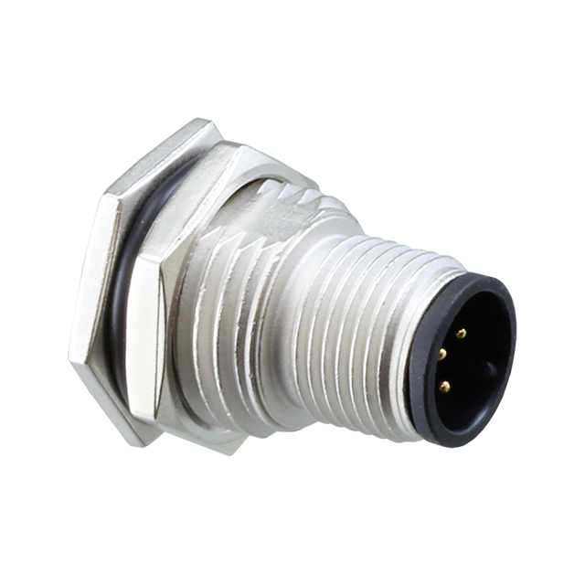 Amphenol Industrial Circular Connector, 5 Contacts, Panel, M12 Connector, Plug, Male, IP68, IP69K, M Series