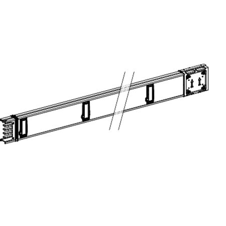 Schneider Electric Horizontal Distribution Busbar Trunking, 2m, 250A, KS Series