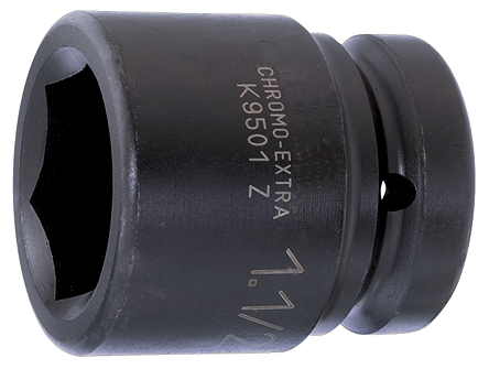 Bahco 1-1/2in, 1.0 in Drive Impact Socket, 67.0 mm length