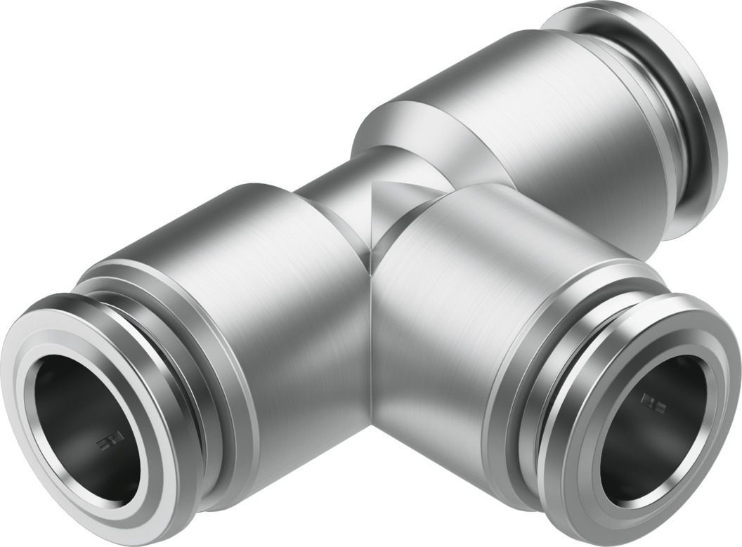 Festo NPQR Series Push-in Fitting, Push In 8 mm to Push In 8 mm, Tube-to-Tube Connection Style, 8085718
