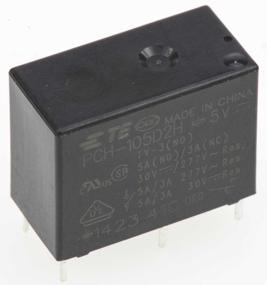 PCH Series Relay,1CO,10A 120ac,5dc 400mW