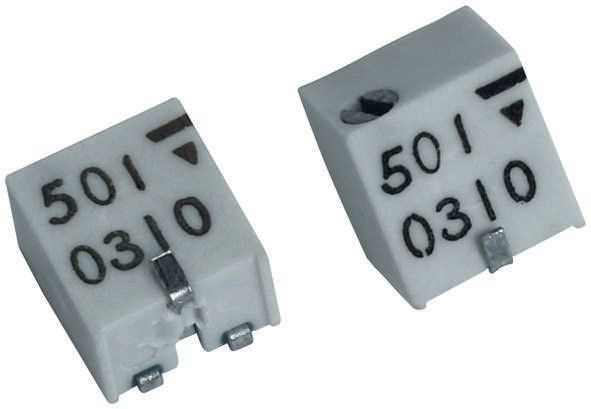 5kΩ, SMD Trimmer Potentiometer 0.25W Side Adjust Vishay, TSM4