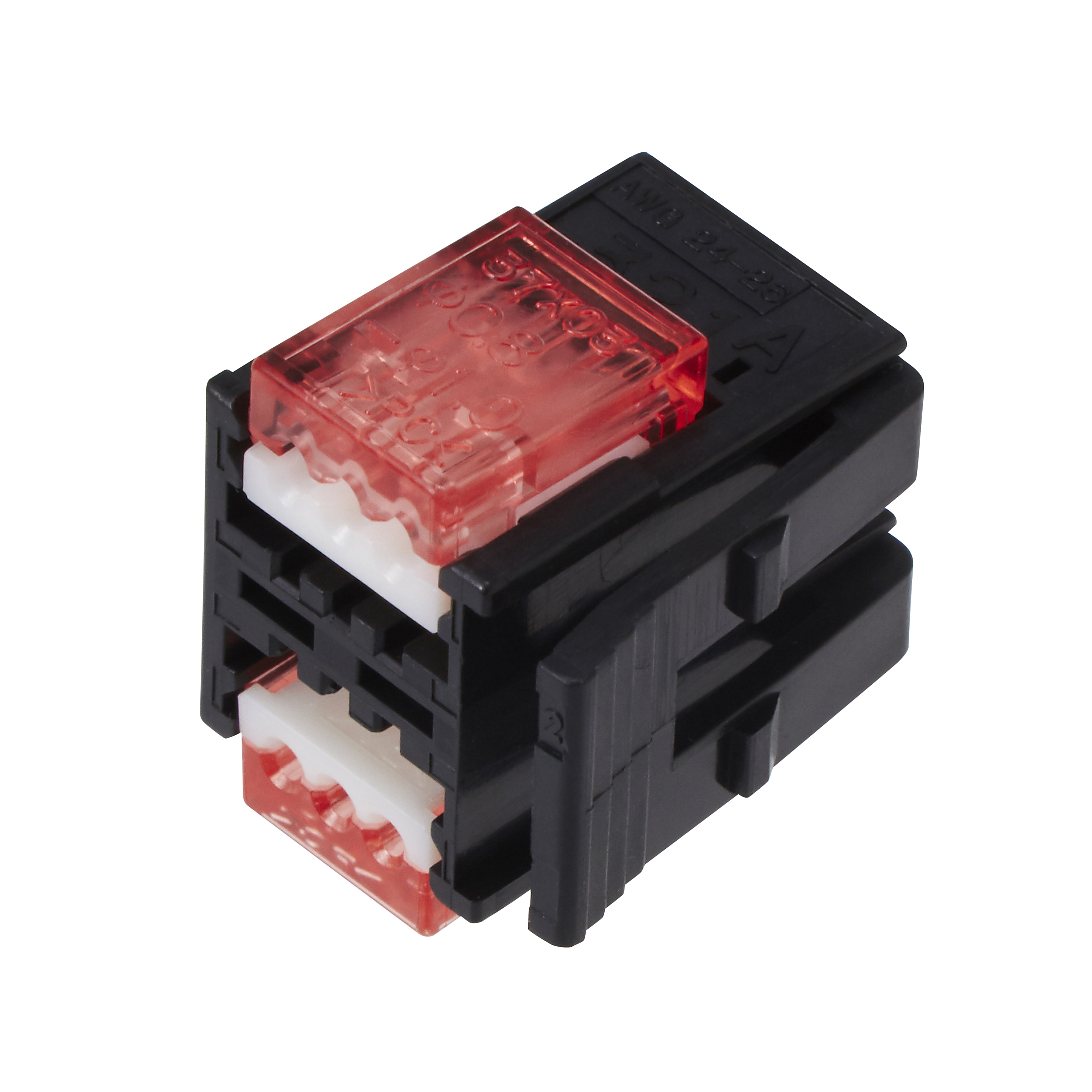3M 371 Series Terminal Plug, 4-Way, 3A, 20 → 26 AWG Wire, IDC Termination