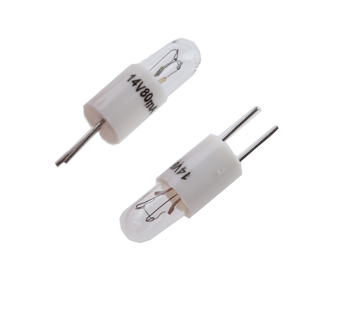 RS PRO Lead Pins Indicator Light, Clear, 14 V, 80 mA, 15000h