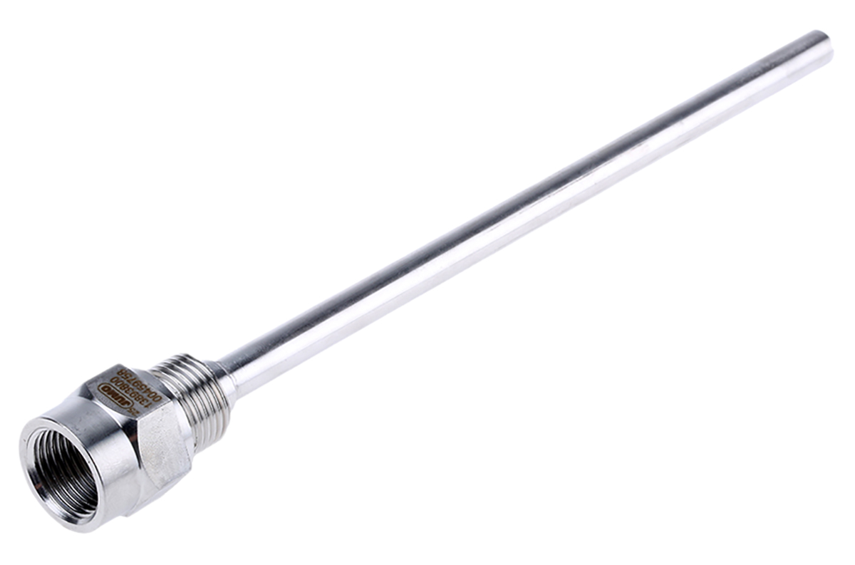 Jumo 1/2 BSP Thermowell for Use with Thermocouple, 10mm Probe