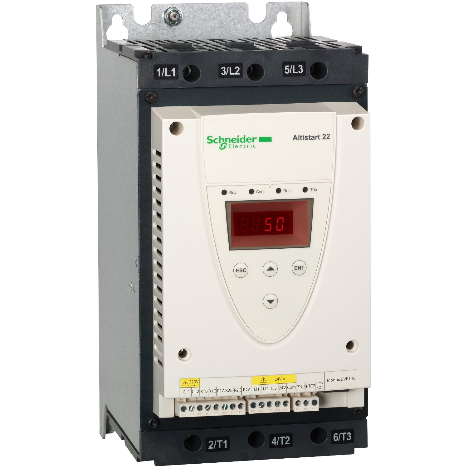 Schneider Electric Altistart 22 Soft Starter, , 37 kW, 3 Phase, IP20