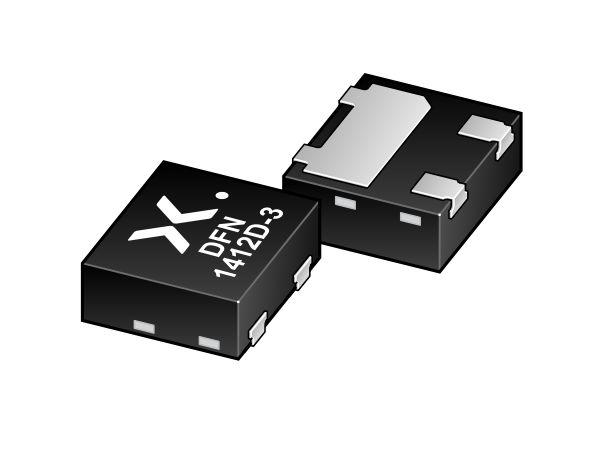 Nexperia PDTA124XQCZ 3 PNP Digital Transistor, -100 mA, -50 V DFN1412D-3