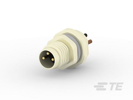 TE Connectivity Circular Connector, 3 Contacts, Cable, M8 Connector, Plug, Male, IP67, Standard Circular Connectors