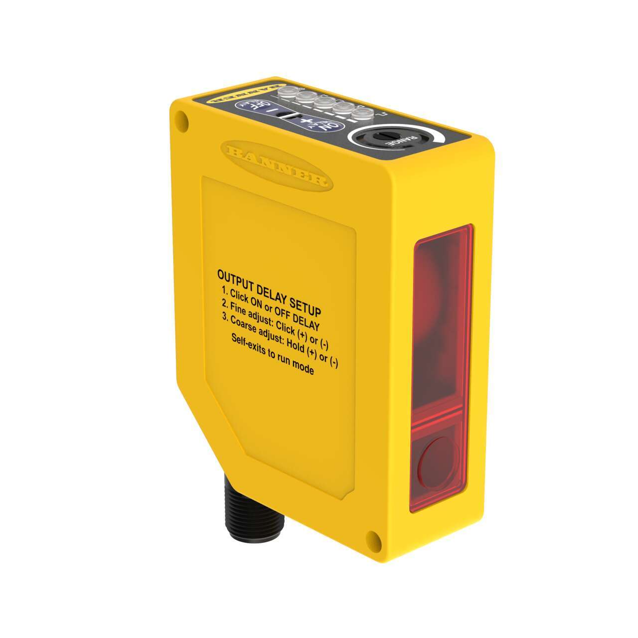 Banner Proximity Photoelectric Sensor, Rectangular Sensor, 2000 mm Detection Range