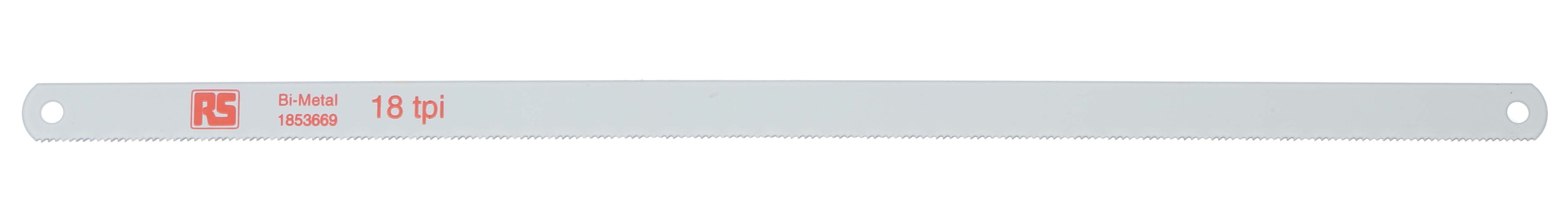 RS PRO 300 mm Bi-metal Hacksaw Blade, 18 TPI