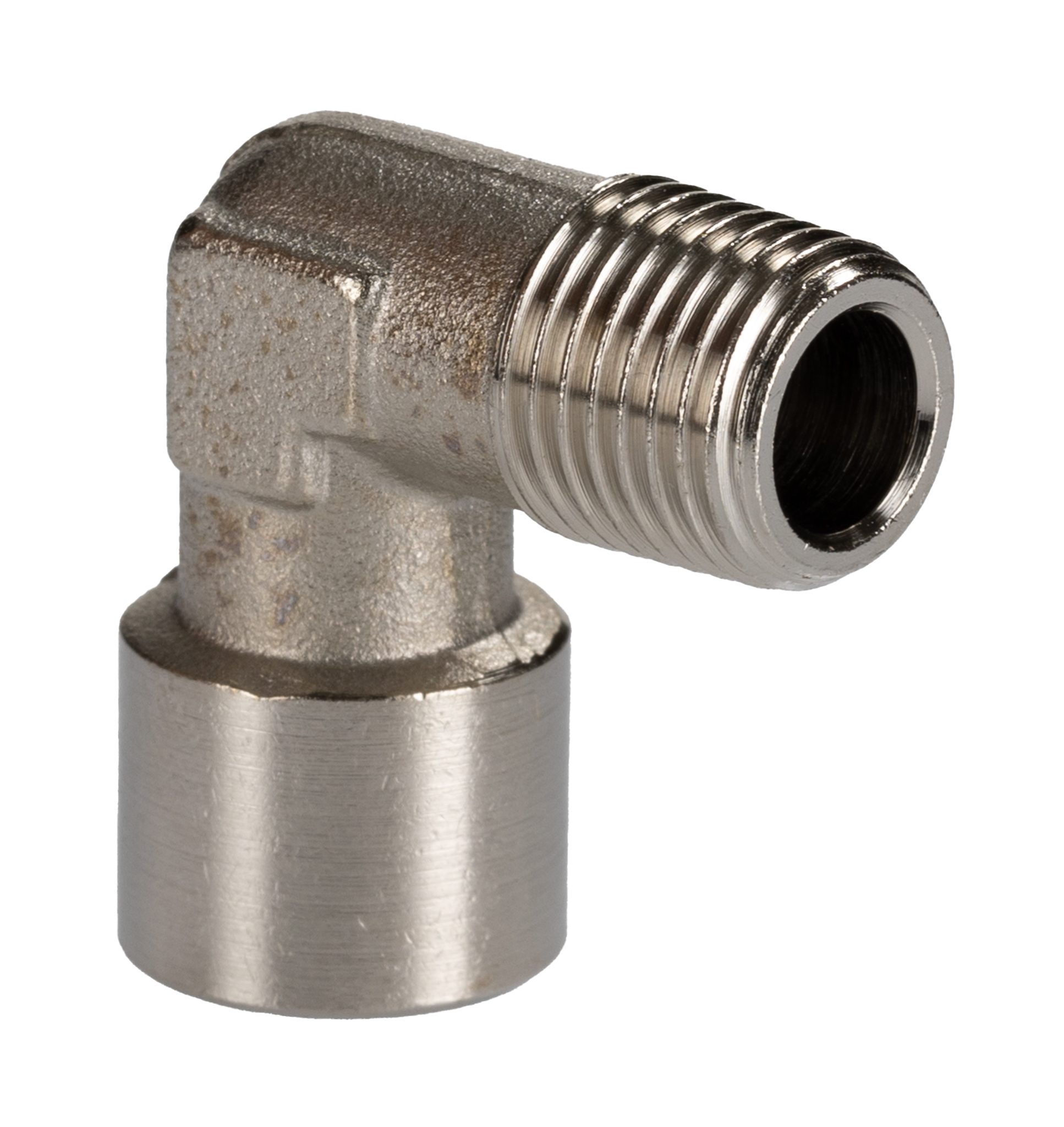 RS PRO Fitting, 90° Threaded Fitting, Male R 1/4in to Female R 1/4in