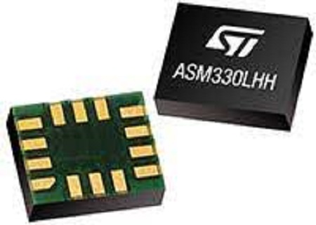 STMicroelectronics 6-Axis Surface Accelerometer & Gyroscope 1.71 V 3.6 V, I2C, MIPI I3CSM, SPI, LGA-14L, 14-Pin
