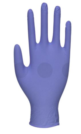 Unigloves Blue Nitrile Disposable Gloves, Size XL, 100 per Pack